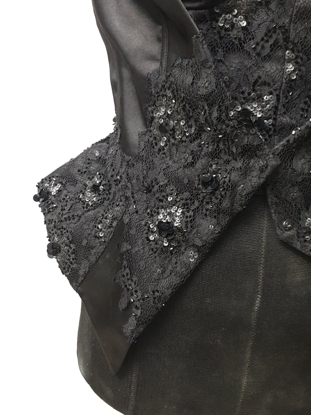 Black Sequenced Corset - Funkify
