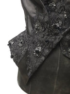 Black Sequenced Corset - Funkify