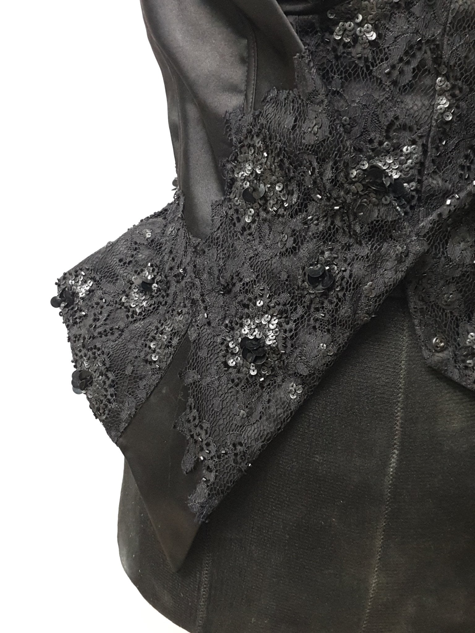 Black Sequenced Corset - Funkify