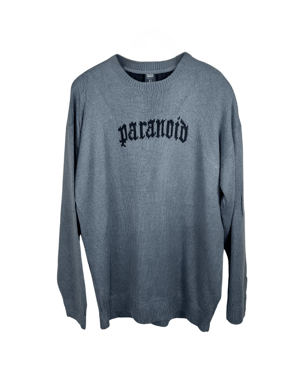 Black Squad Relaxed Fit Sweater XL - Funkify