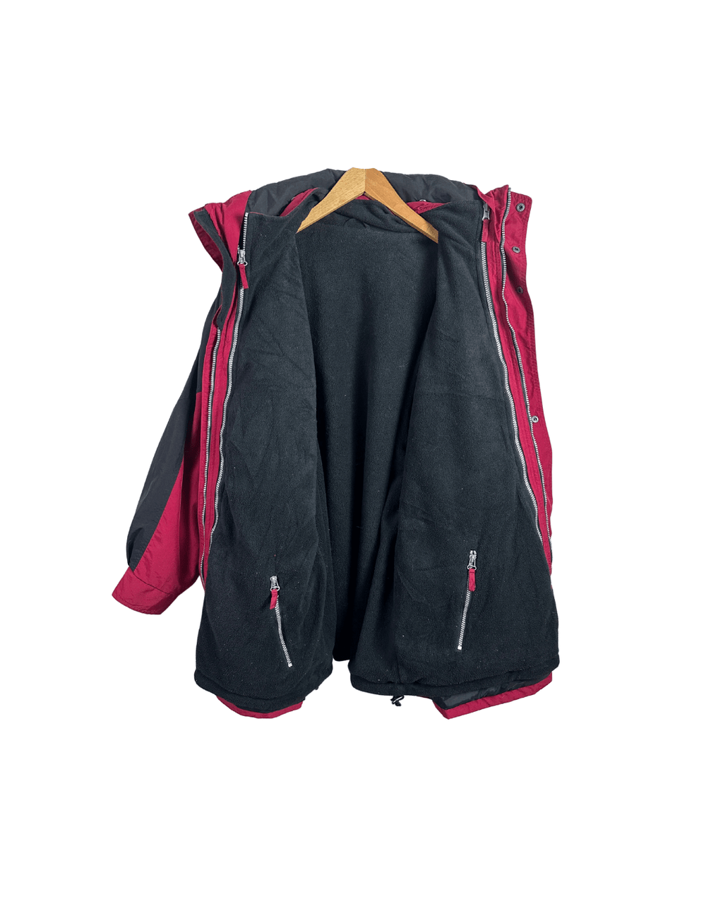 Black Wolf 5 in 1 Jacket & Vest - Funkify