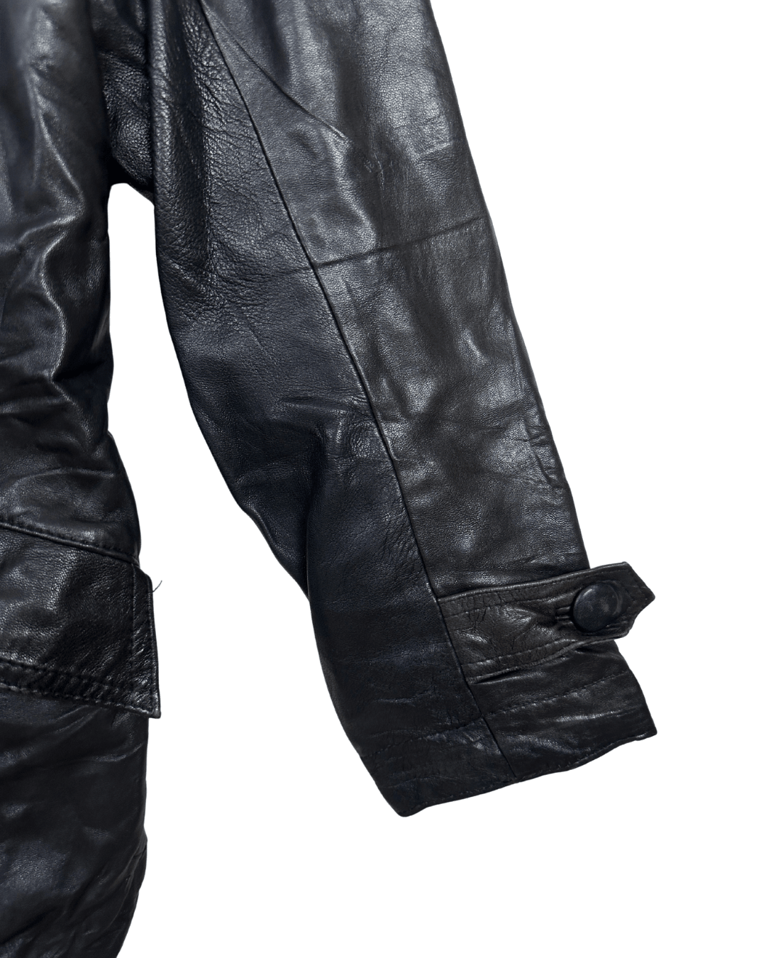 Black Women’s Genuine Leather Jacket - Small - Funkify