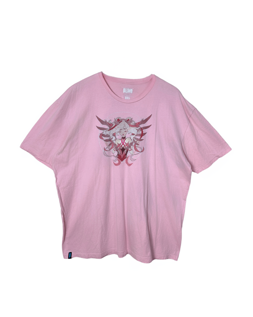 Blizzard Overwatch Pink Mercy T-shirt 3XL - Funkify