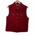Blue Family Red Women's Vest Medium - Funkify