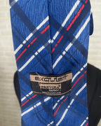 Blue Striped Necktie - Funkify