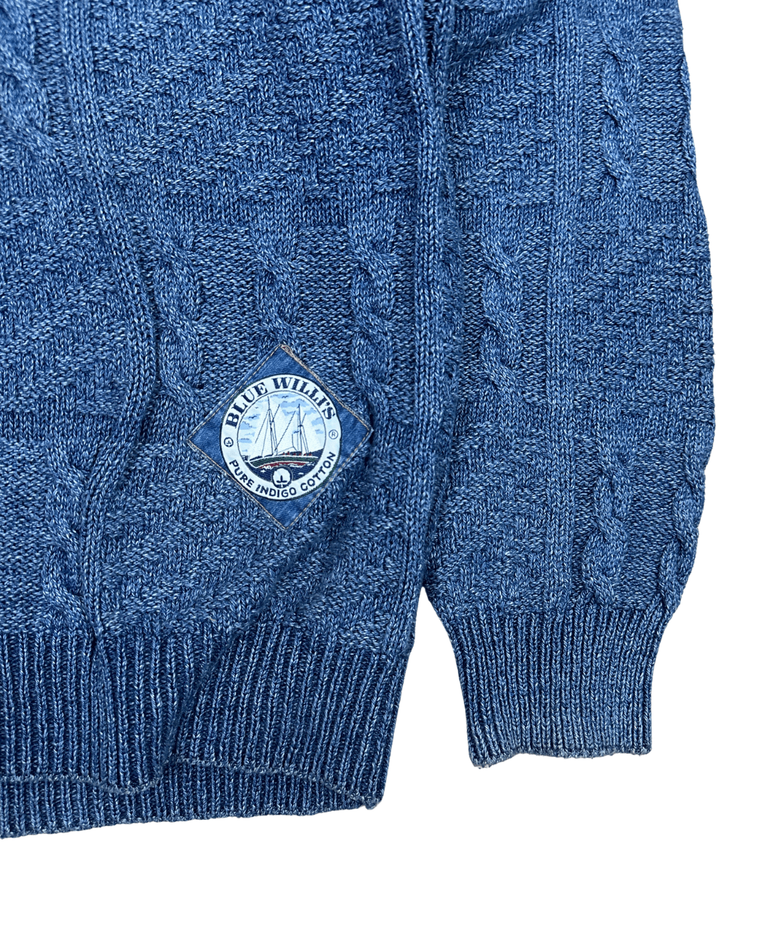 Blue Willi's Polo - Neck Sweater - Funkify
