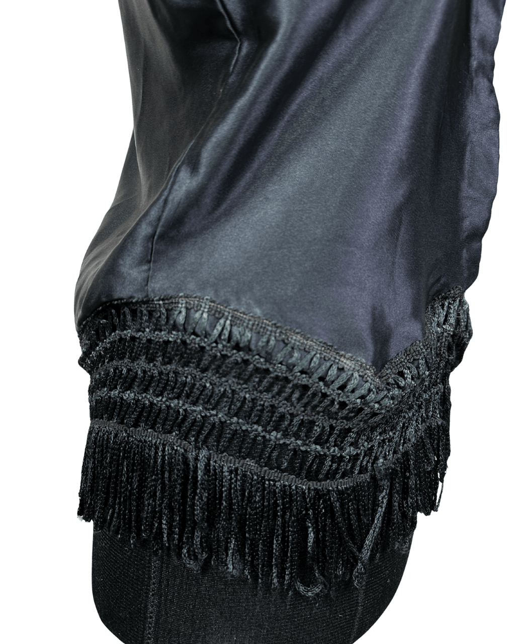 Boho Black Fringe Women's Vest - Funkify