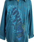 Bonita Women's Zip - Up Shirt - Size 42 - Funkify