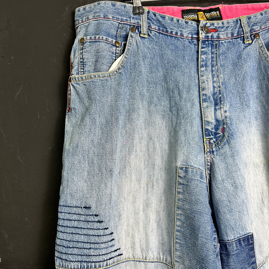Boom-X Patchwork Men's Jeans - Funkify