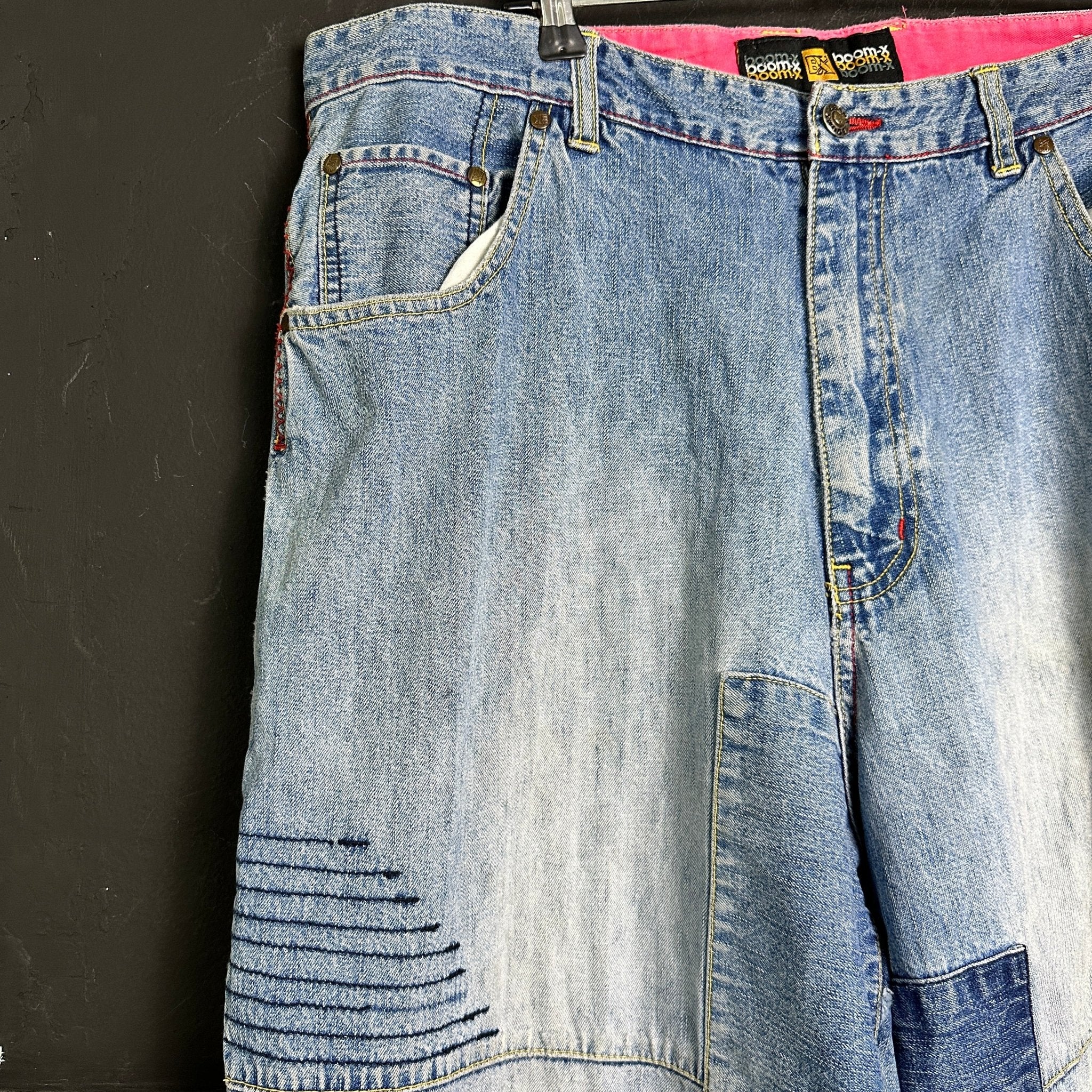 Boom-X Patchwork Men's Jeans - Funkify