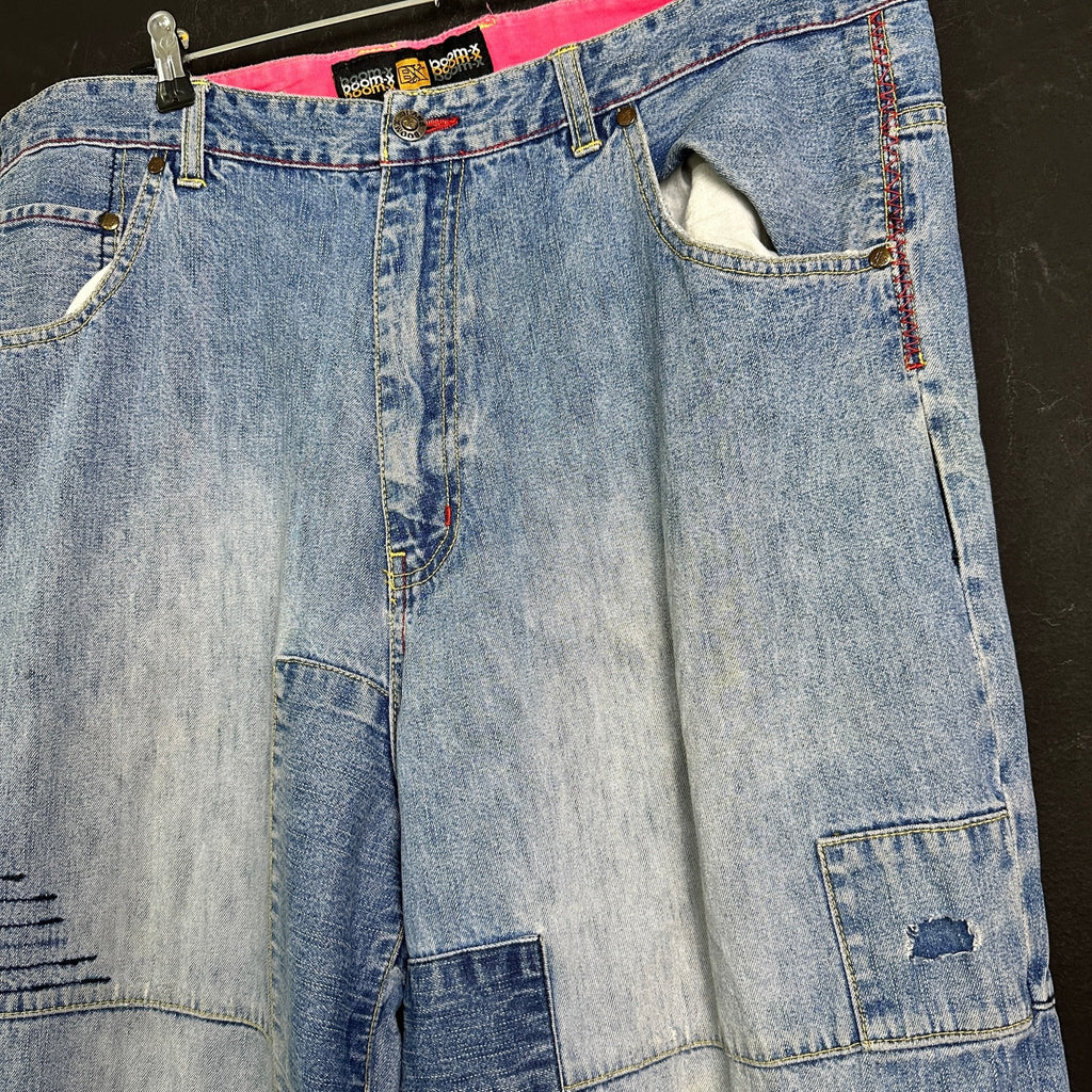 Boom-X Patchwork Men's Jeans - Funkify