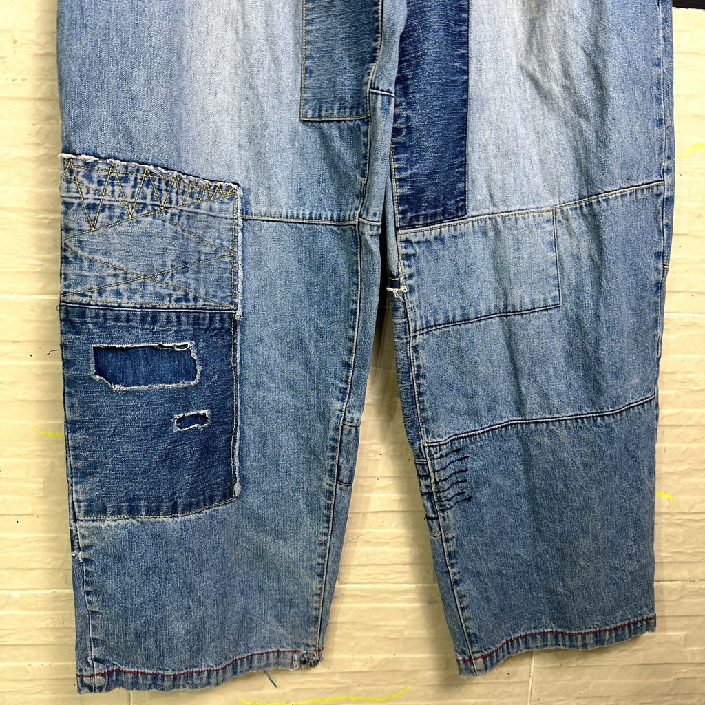 Boom-X Patchwork Men's Jeans - Funkify
