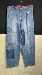Boom-X Patchwork Men's Jeans - Funkify