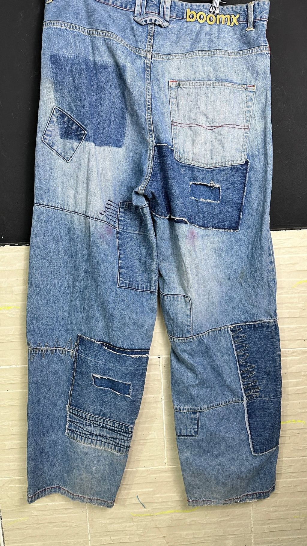 Boom-X Patchwork Men's Jeans - Funkify