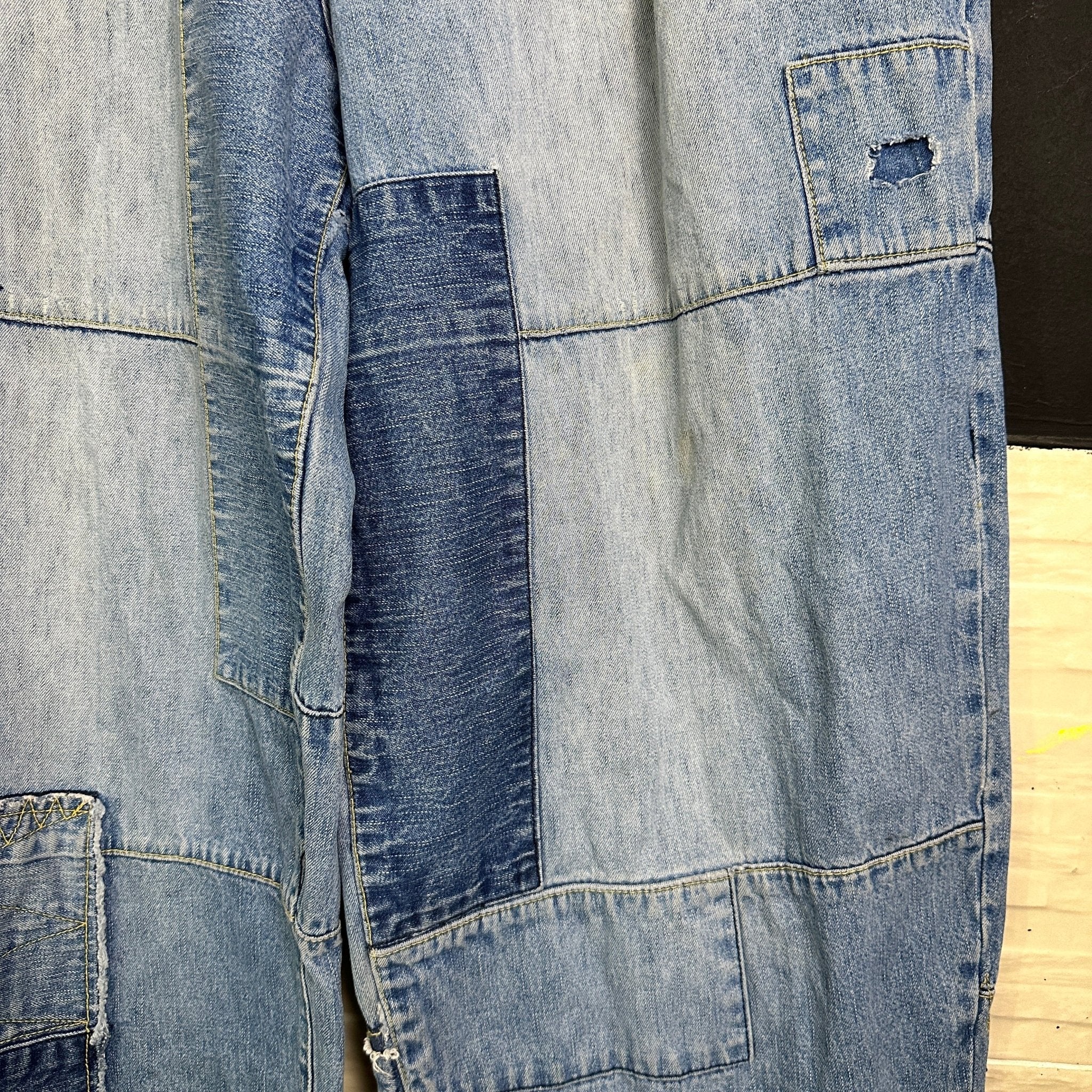 Boom-X Patchwork Men's Jeans - Funkify