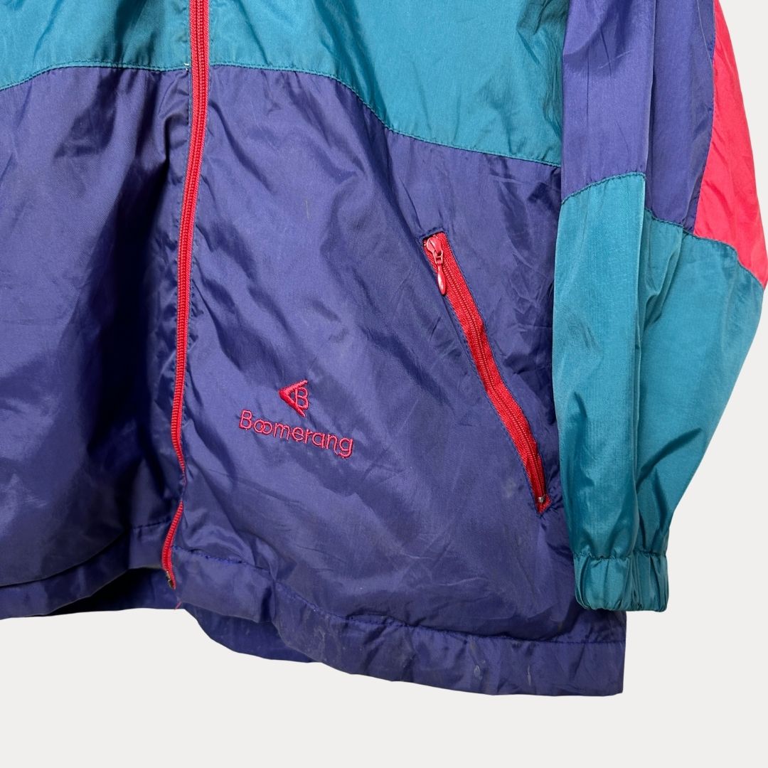 Boomerang Jacket with Foldable Hood Large - Funkify