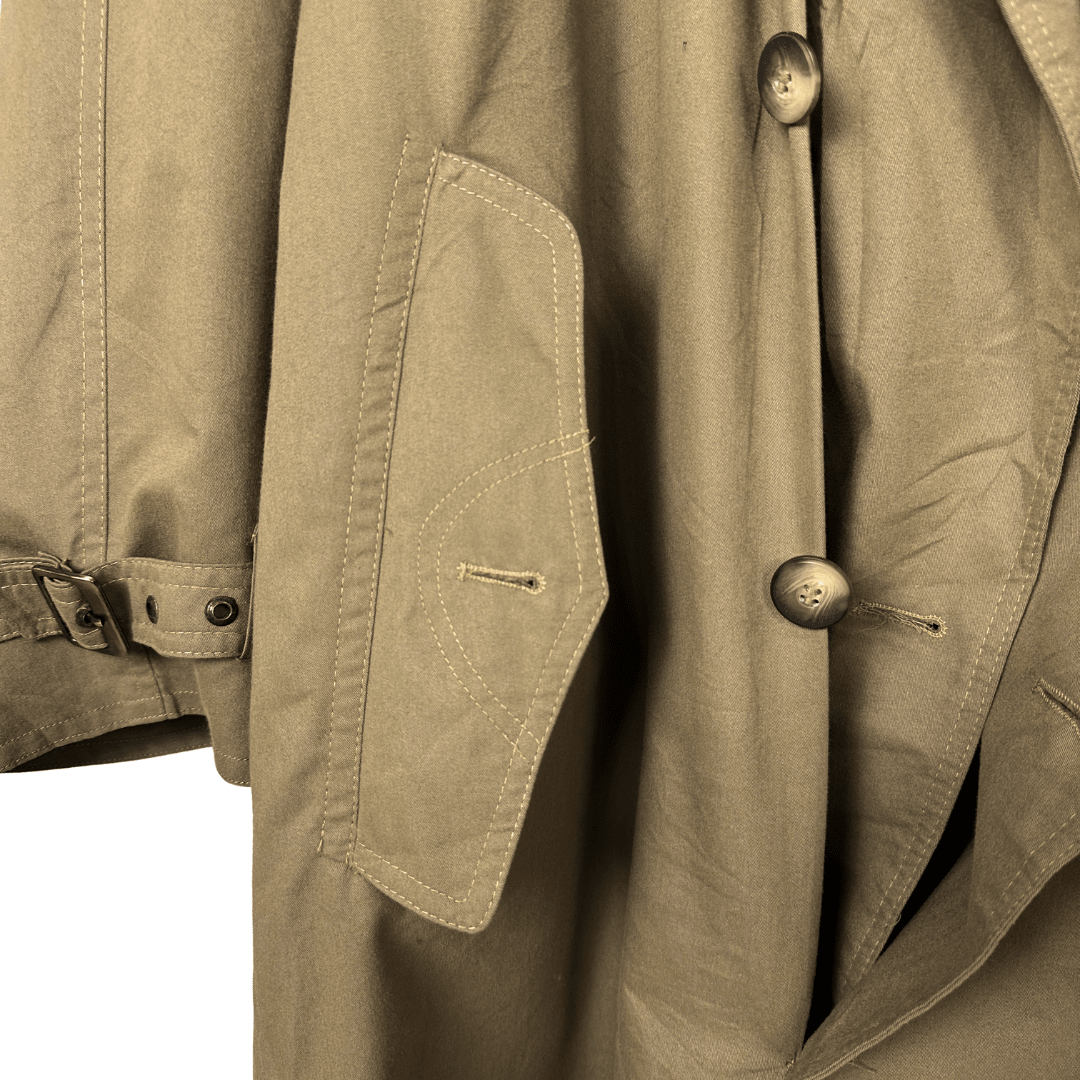 Borae Tan Trench Coat 2XL - Funkify