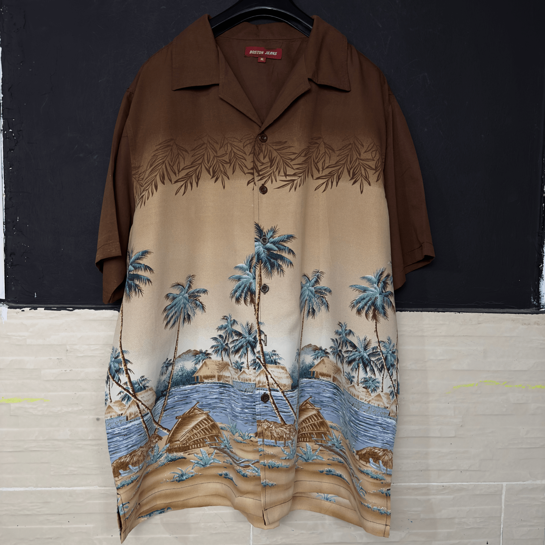 Boston Jeans Hawaiian Shirt - Funkify