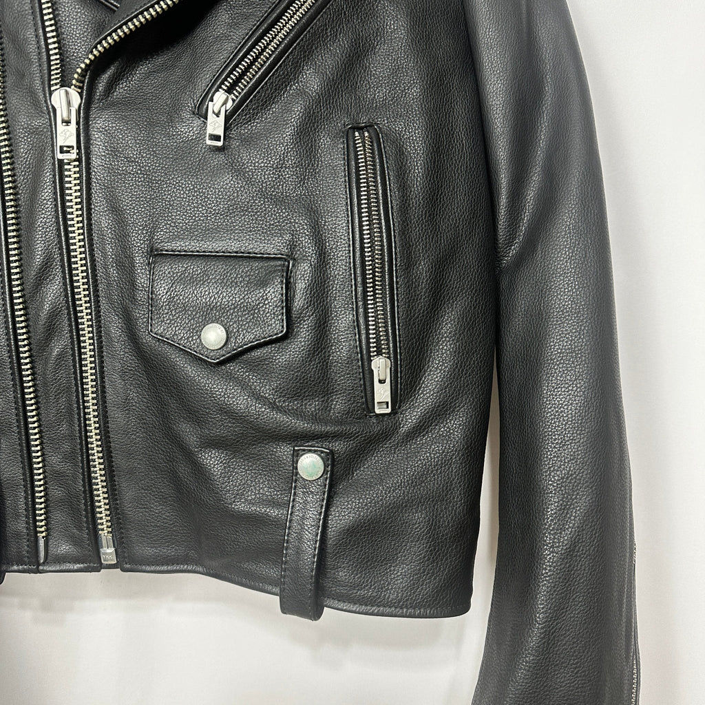 BRAND NEW Zadig & Voltaire Genuine Leather Biker Jacket Small - Funkify