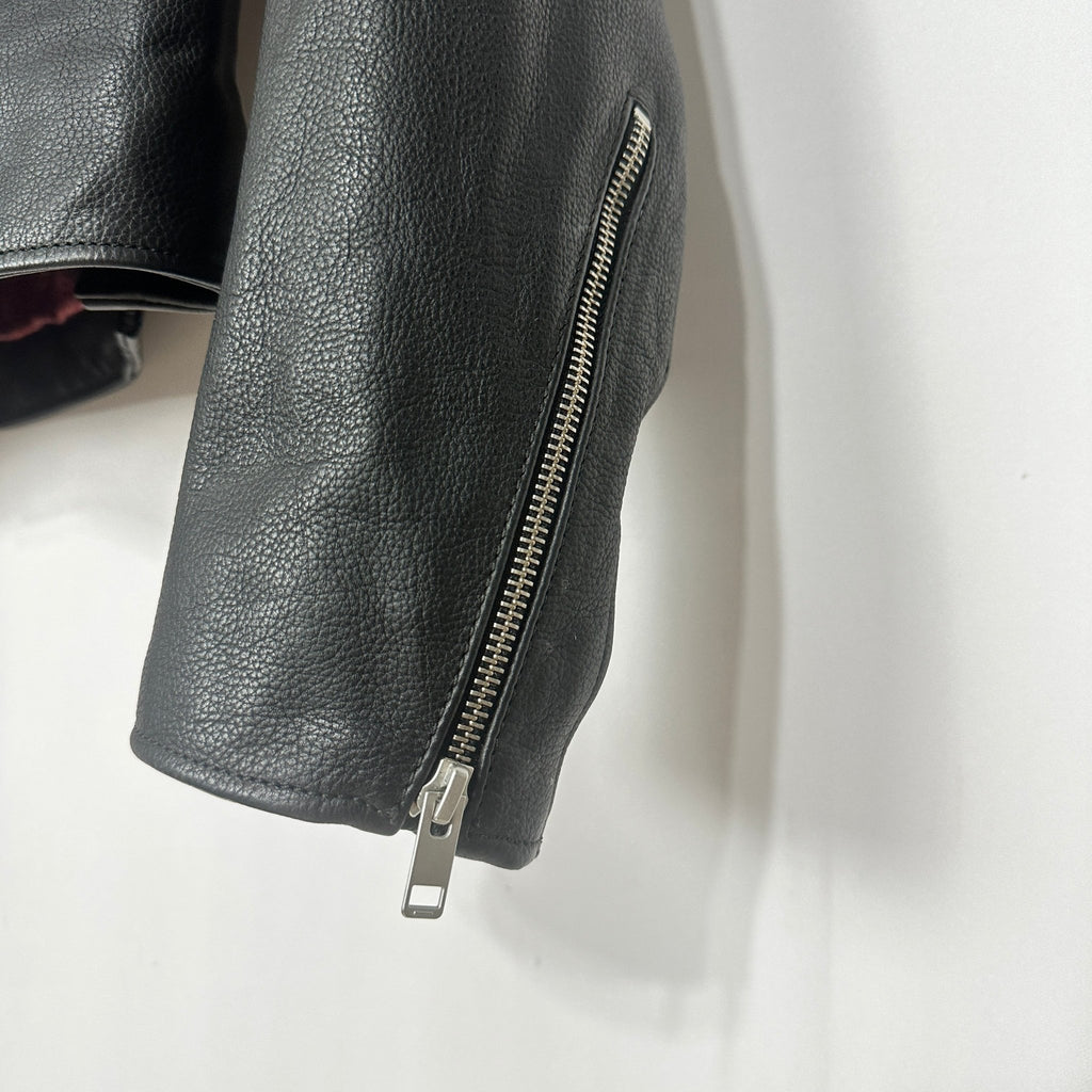 BRAND NEW Zadig & Voltaire Genuine Leather Biker Jacket Small - Funkify