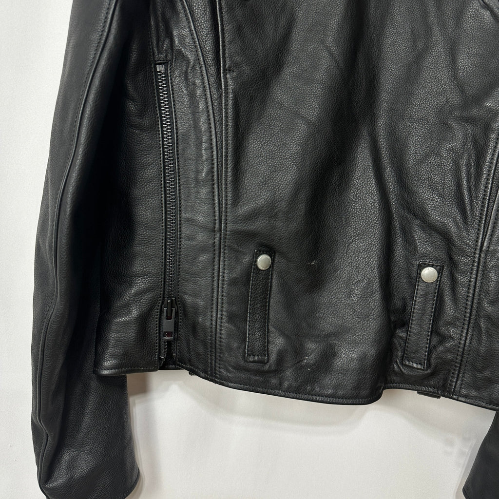 BRAND NEW Zadig & Voltaire Genuine Leather Biker Jacket Small - Funkify