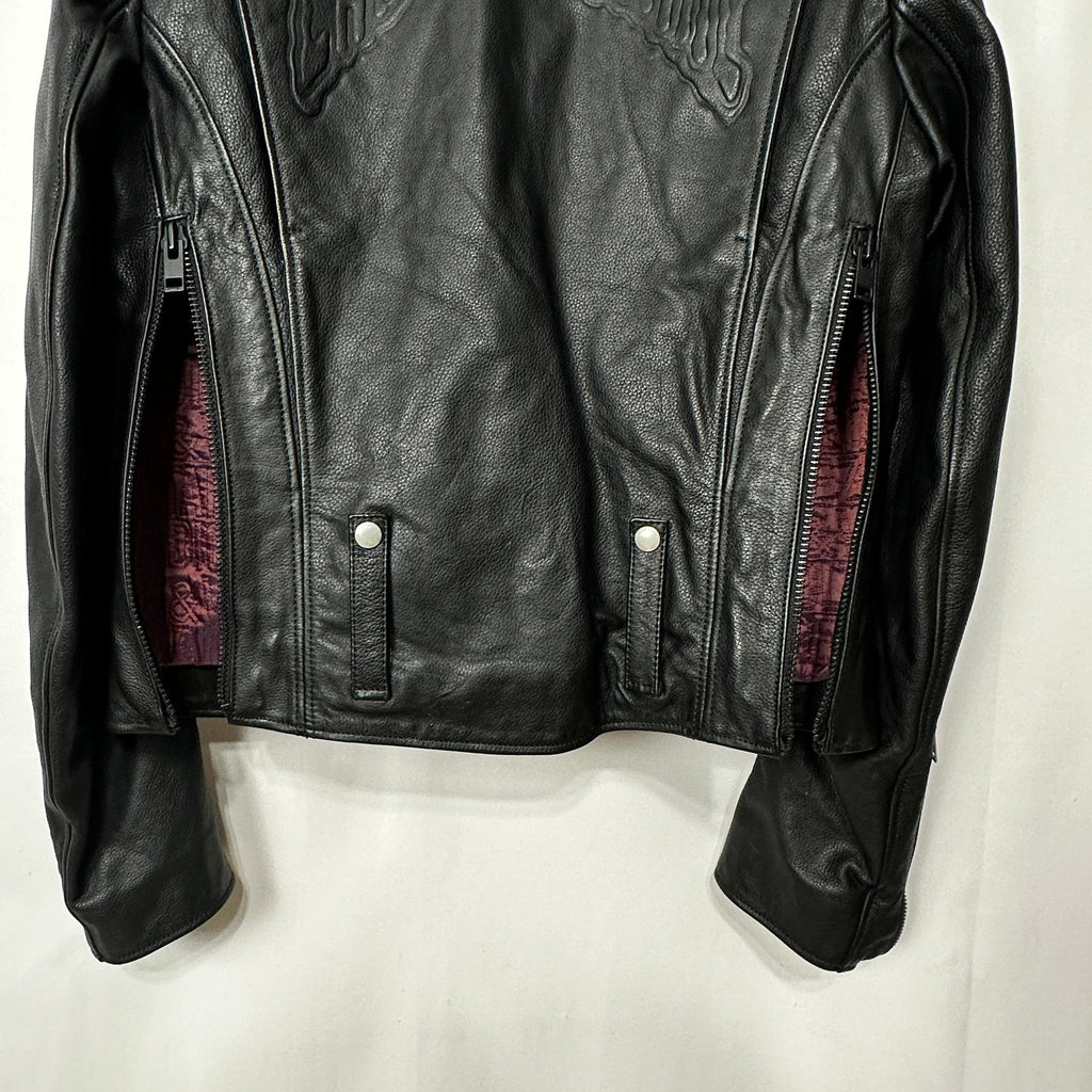 BRAND NEW Zadig & Voltaire Genuine Leather Biker Jacket Small - Funkify