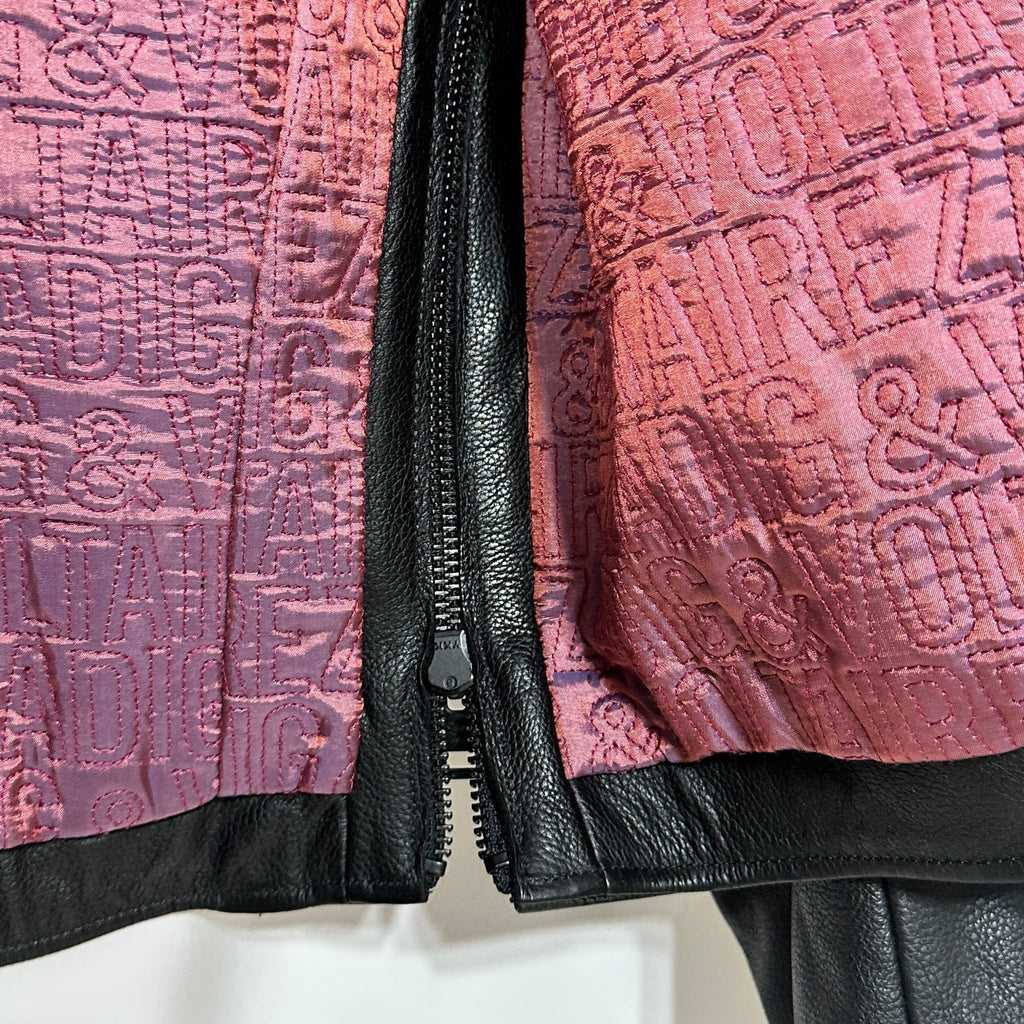 BRAND NEW Zadig & Voltaire Genuine Leather Biker Jacket Small - Funkify