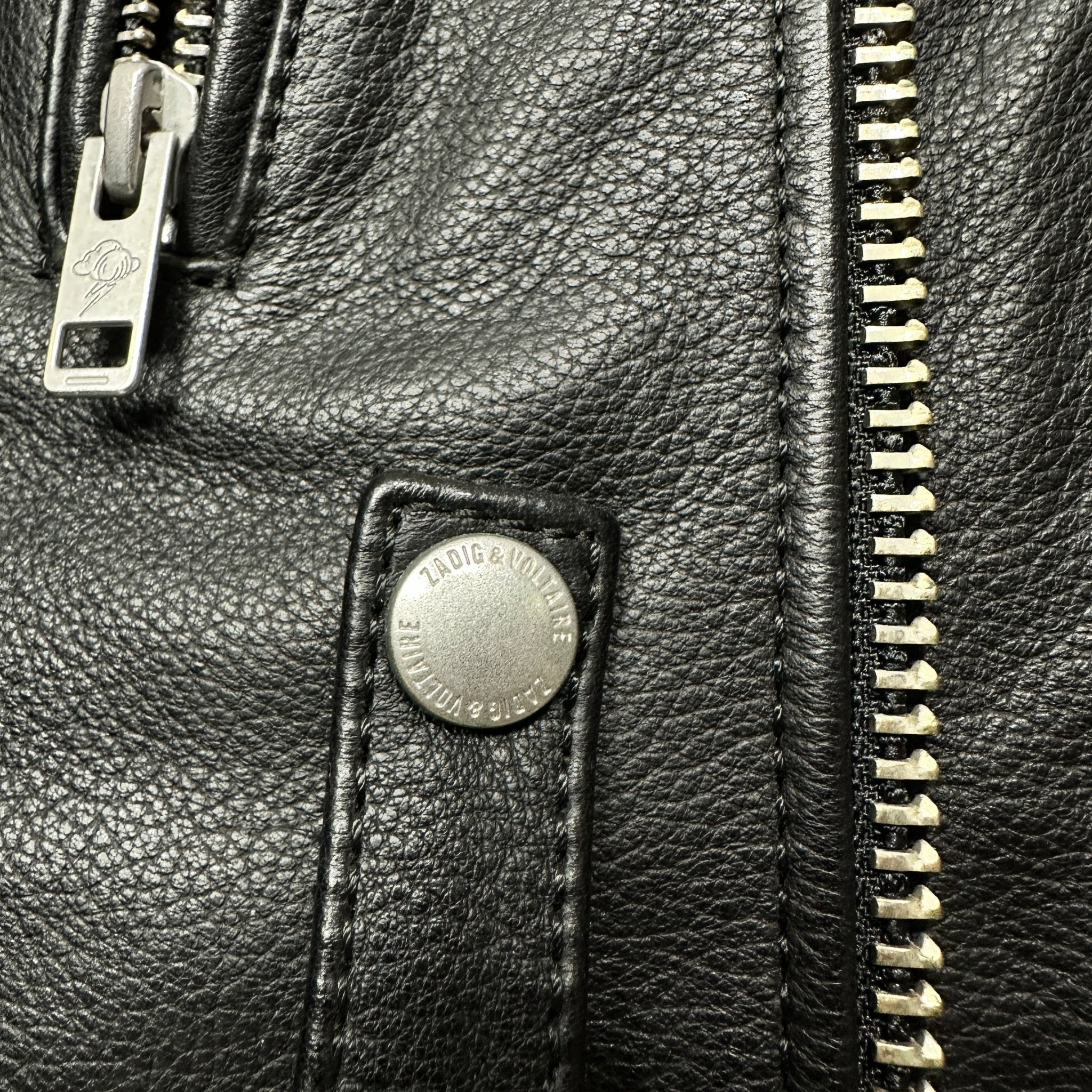 BRAND NEW Zadig & Voltaire Genuine Leather Biker Jacket Small - Funkify