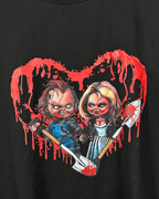 Bride of Chucky Graphic T-Shirt Large - Funkify