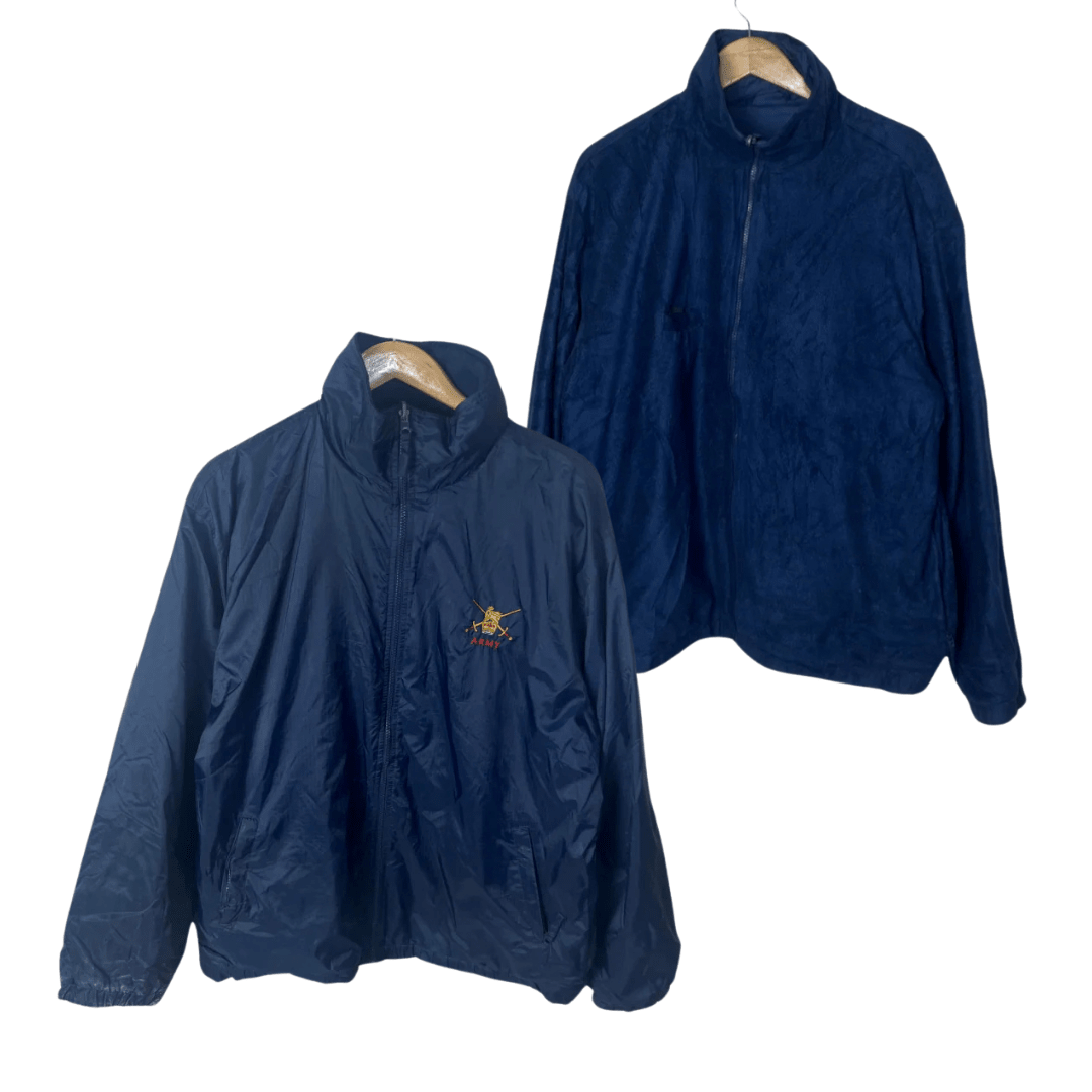 British Army Logo Double - Faced Jacket XL - Funkify