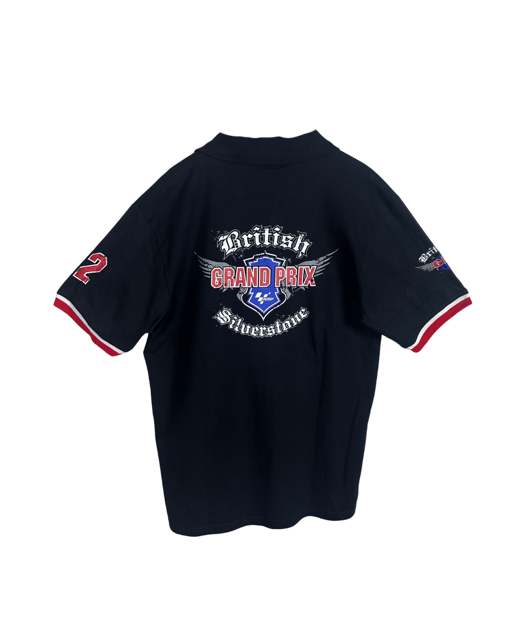 British Grand Prix Official Merch Racing Polo Shirt - Large - Funkify