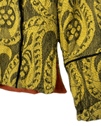 Brocade Women's Jacket with Pointed Hood Medium - Funkify