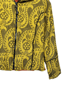 Brocade Women's Jacket with Pointed Hood Medium - Funkify