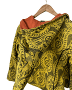 Brocade Women's Jacket with Pointed Hood Medium - Funkify