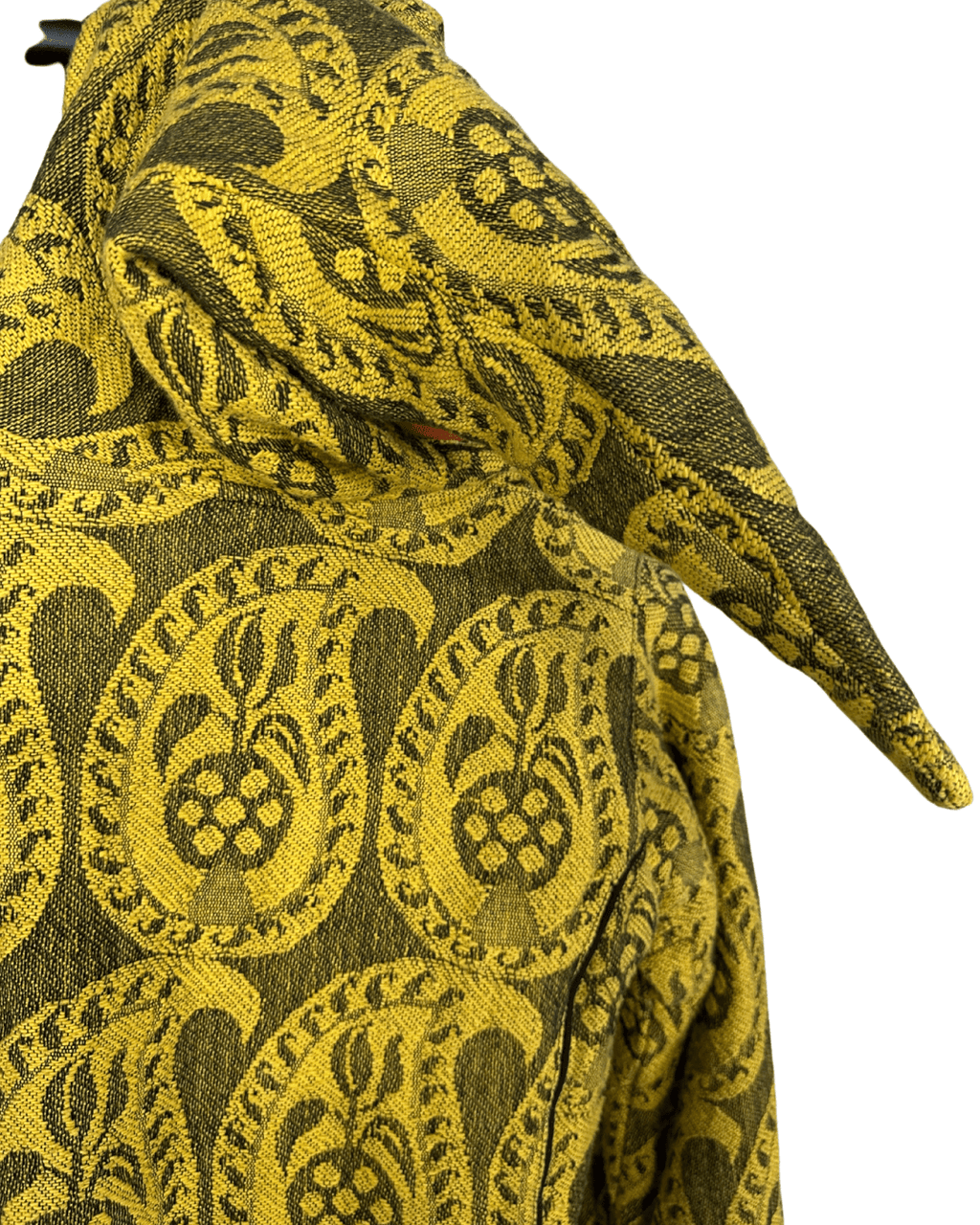 Brocade Women's Jacket with Pointed Hood Medium - Funkify
