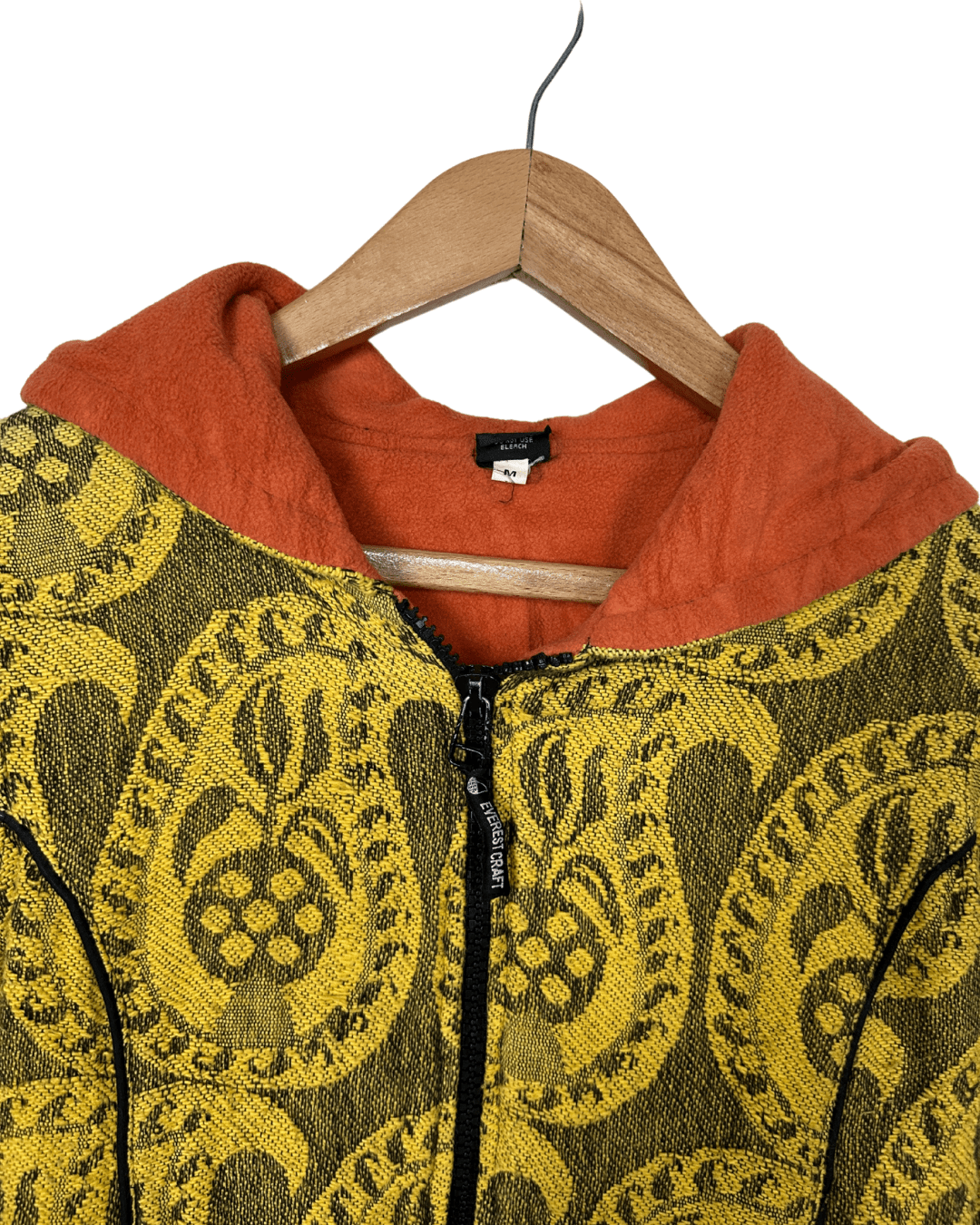Brocade Women's Jacket with Pointed Hood Medium - Funkify