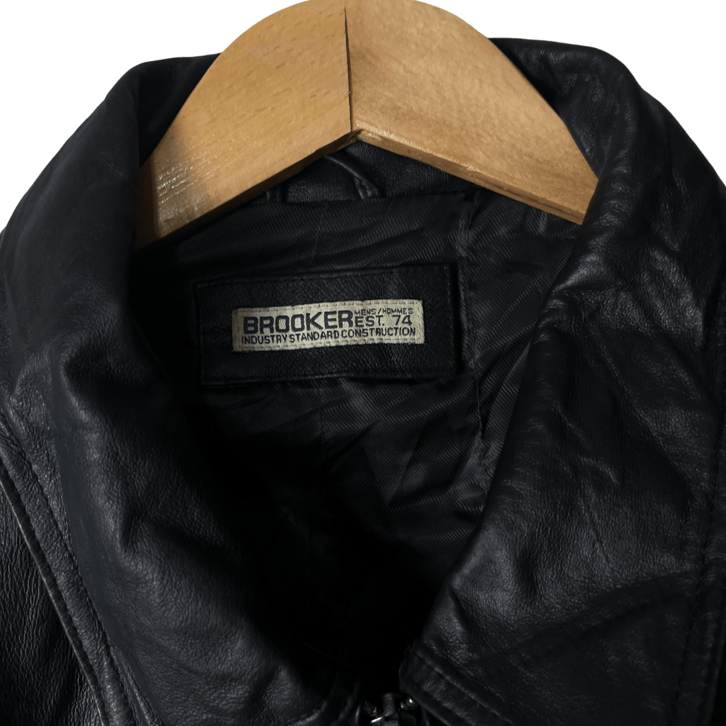 Brooker Genuine Leather Jacket XL - Funkify