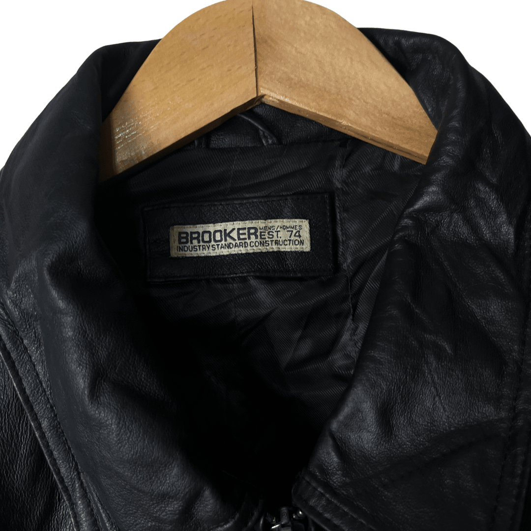Brooker Genuine Leather Jacket XL - Funkify