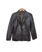 Brown Genuine Leather Women’s Jacket - Funkify