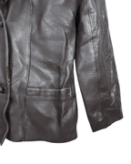 Brown Genuine Leather Women’s Jacket - Funkify