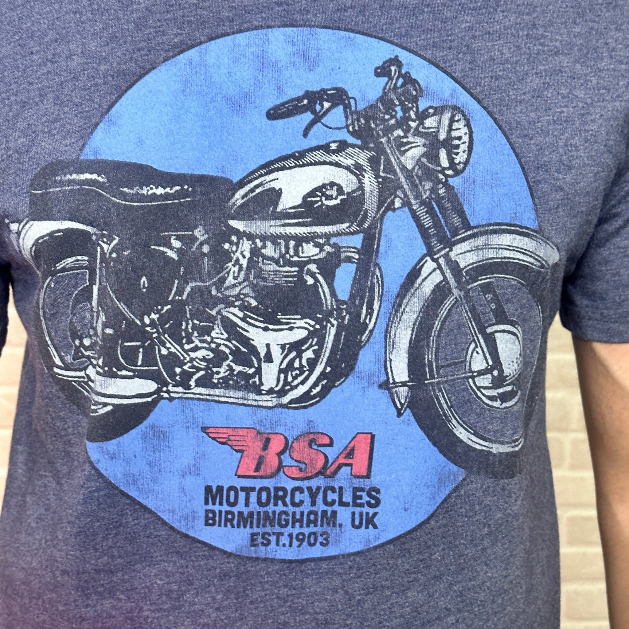 BSA Motorcycle Graphic Tee Large - Funkify