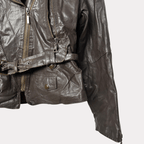 Bugle Boy Brown Genuine Leather Jacket - Funkify