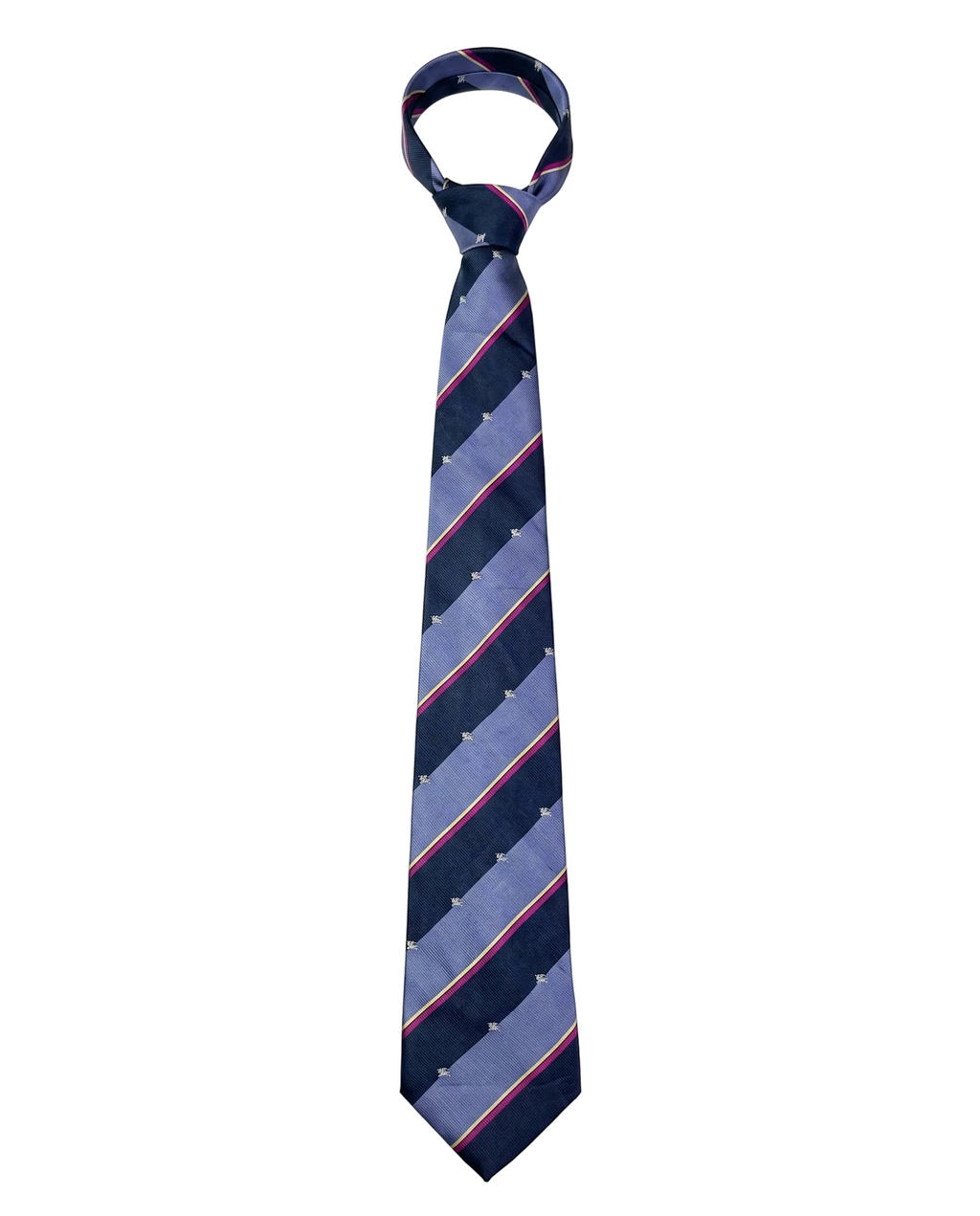 vintage 90s burberrys striped necktie