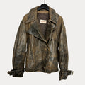 Byblos Genuine Leather Jacket Made in Italy - Funkify