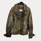 Byblos Genuine Leather Jacket Made in Italy - Funkify