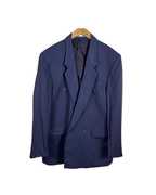 C&A Angelo Litricio Linen Blend Double Breasted Blazer - Funkify