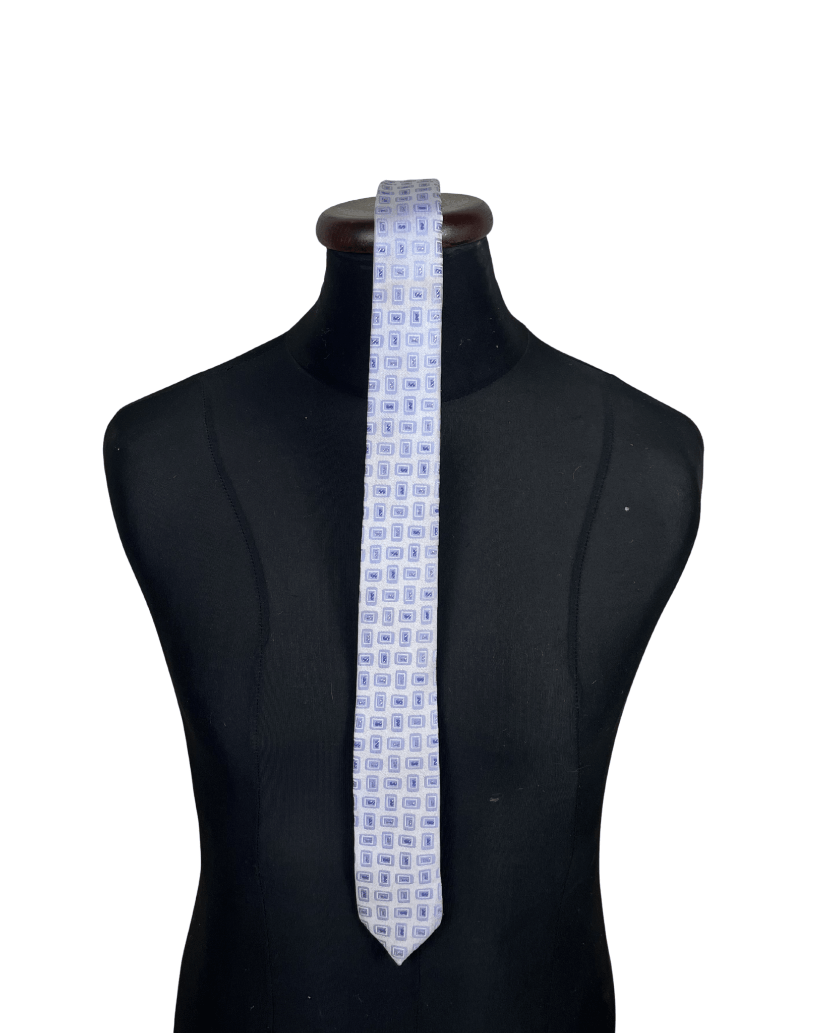 C&A Lavender Geometric Necktie - Funkify