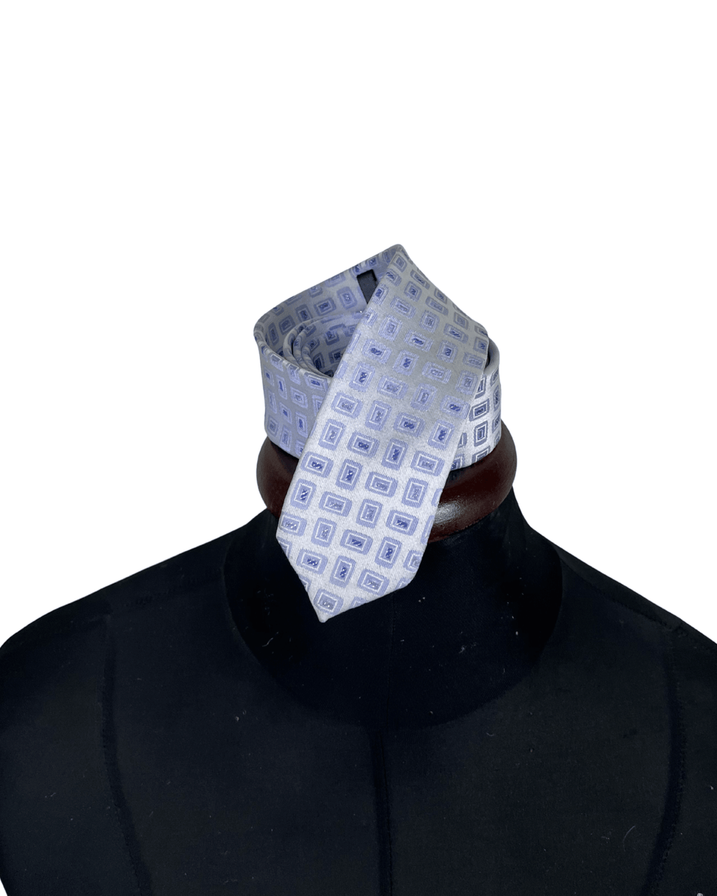 C&A Lavender Geometric Necktie - Funkify