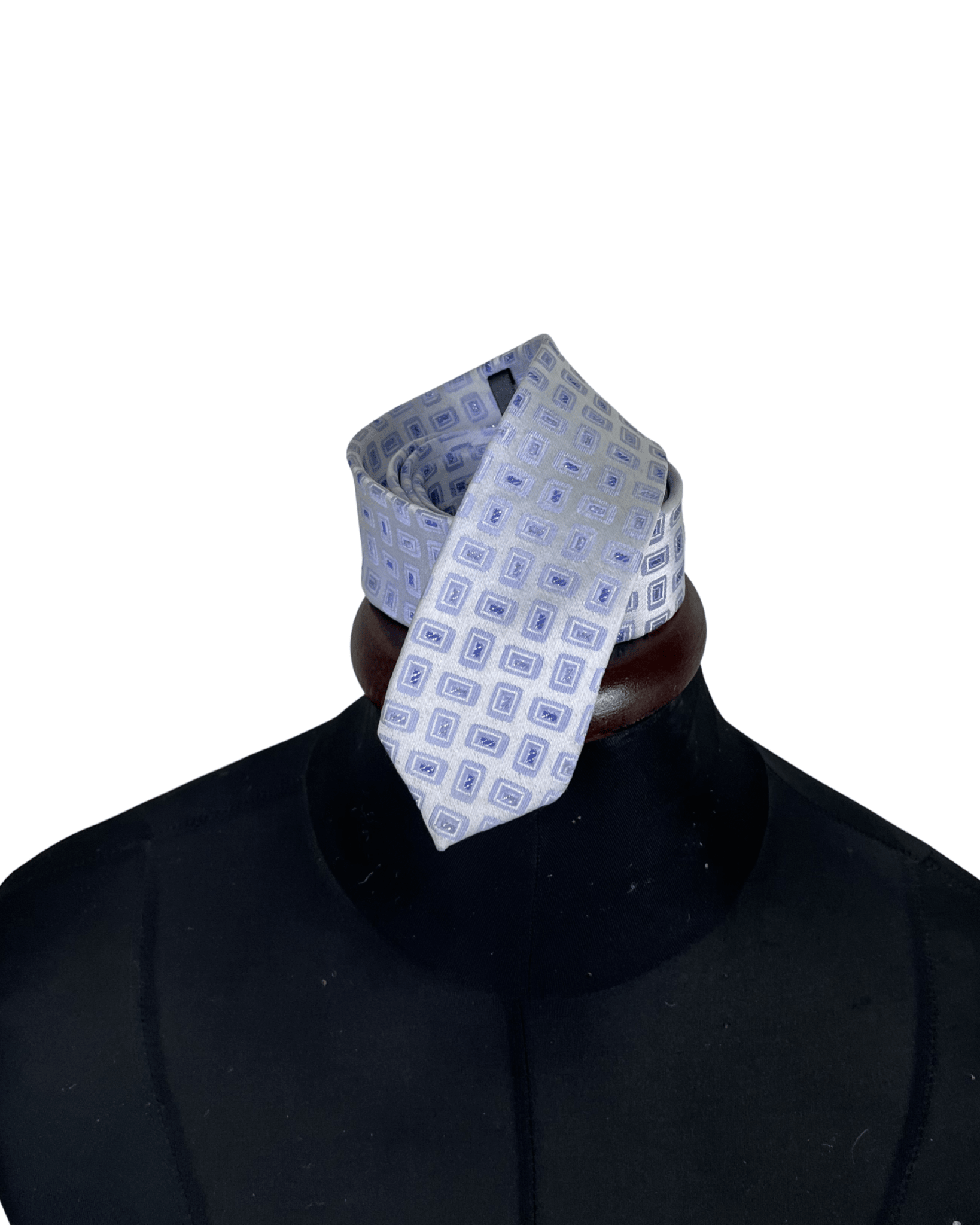C&A Lavender Geometric Necktie - Funkify