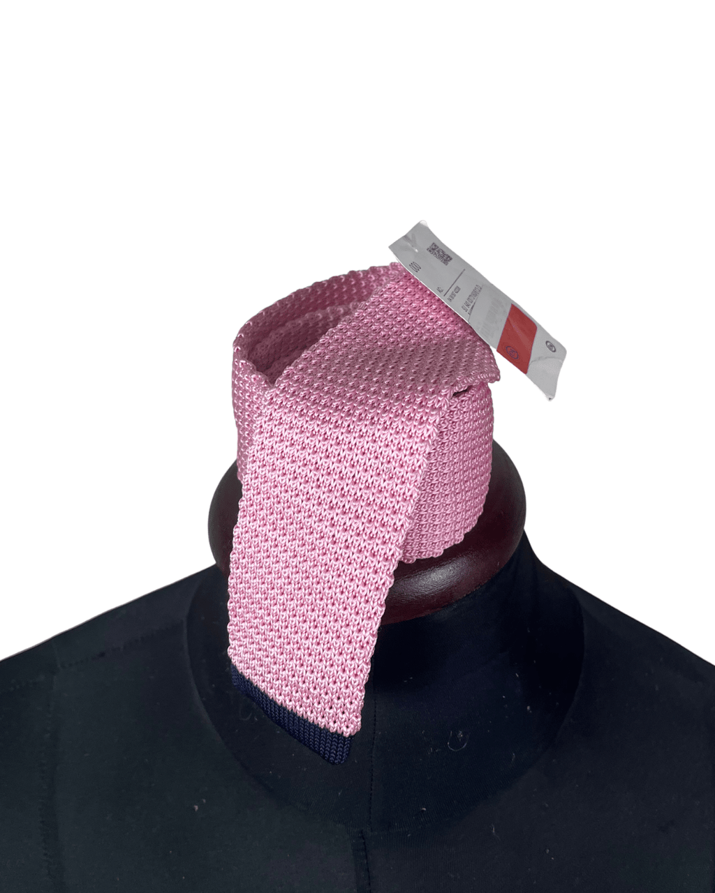 C&A pink knit necktie